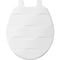 Mayfair Mayfair by Bemis Basket Weave Slow Close Round White Enameled Wood Toilet Seat 33SLOW-000 - alternate 1